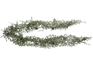 Lummergirlang med kottar 180 cm.