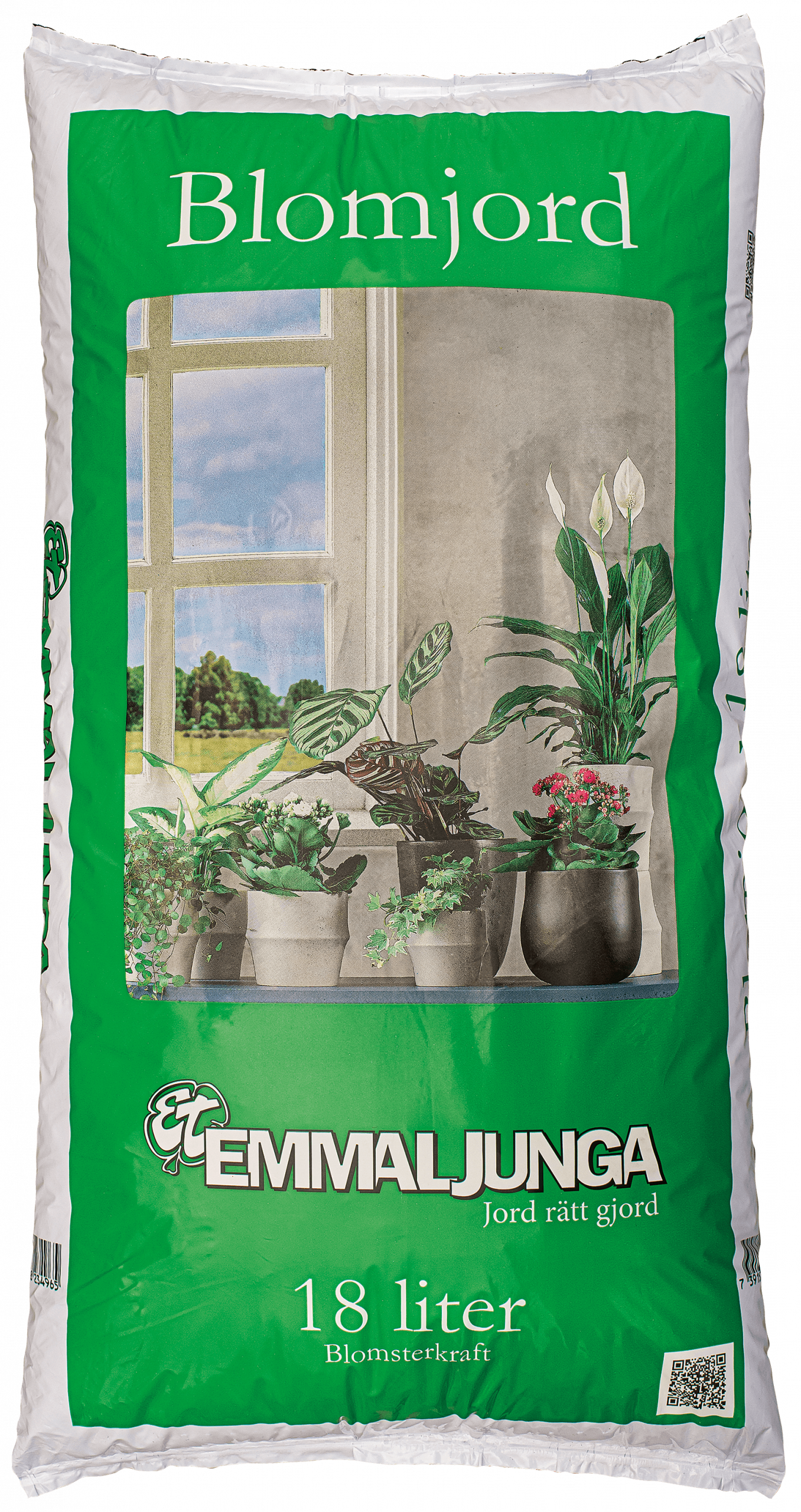 Blomjord 18 liter helpall 1200 halvpall 1210