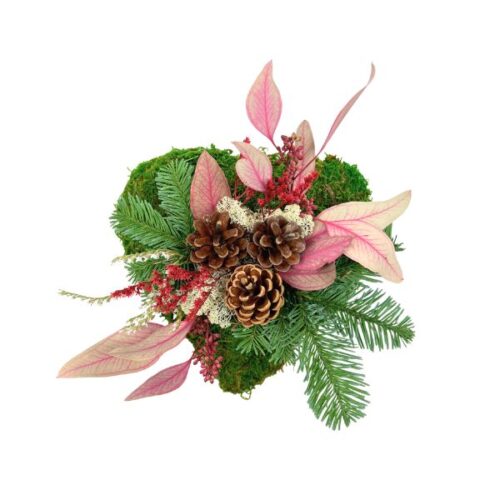 Hjärtformad gravdekoration