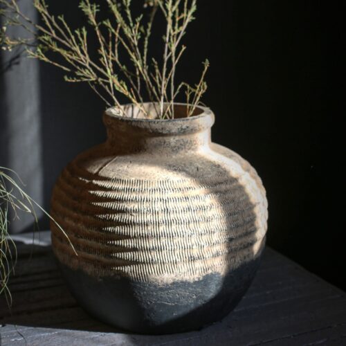 Terrakotta utekruka brun, Ø31x28 cm, utomhuskruka